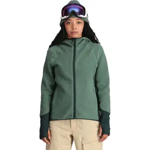 Classic Design Long Sleeve Jacket Women's Warm Mid-weight Hoodie Fleece Jacket