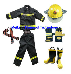 消防士の制服 <span class=keywords><strong>CE</strong></span> <span class=keywords><strong>EN469</strong></span> 規格適合 耐火服 消防士用 難燃性 消防士装備 ヘルメット 手袋 ブーツ ベルト - Product Image 4