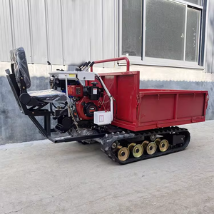 Хит продаж, высококачественный Мини-транспортер, мини-гусеничный самосвал, бензиновый мощный 500 кг, небольшой самосвал - Product Image 3