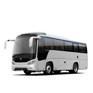 Luxury Coach Bus 37 Seats 270hp Diesel Engine Internal Height 2m Bus Intelligent Security System