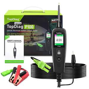 JDiag TopDiag P100 자동차 회로 테스터 자동차 전압 감지기 전기 시스템 프로브 키트 AC DC 12V 24V 자동차 진단 도구 - Product Image 1