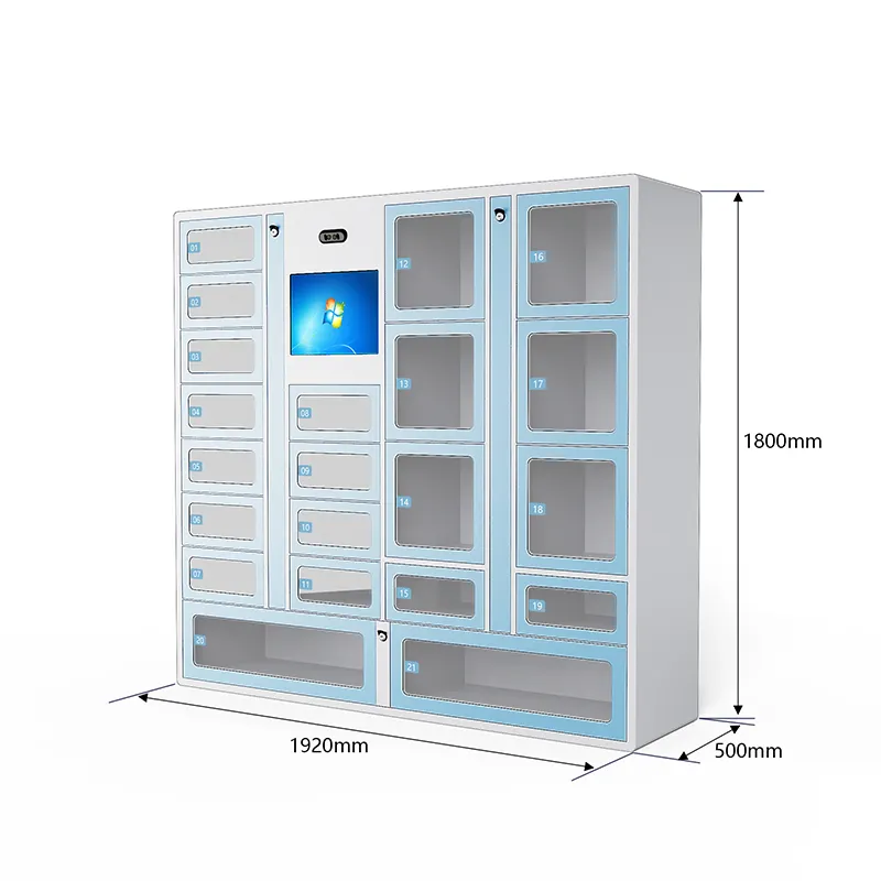 New Design Manufacturer Custom Self Service Smart Laundry Lockers Intelligent 24 hours Luggage Storage Cabinet for Station