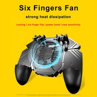 Manette de jeu AK77 Six Fingers pour Android et iOS, déclencheurs mobiles à compression physique sensible, moteur de vibration, jeu amélioré