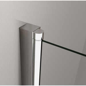 Porte de douche réversible 8 mm en verre facile à nettoyer pour niche 74-78 H 200 cm - Product Image 4