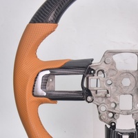 Volant en fibre de carbone véritable en promotion pour Mustang EcoBoost GT Shelby-Mustang GT350 GT350R 2.3L 5.0L 2015-2017