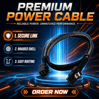 Câble rond en cuivre massif 30AWG isolé en nylon IP65 36V