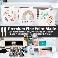 Cuchilla de Corte de Punta Fina Premium Compatible con Cricut Maker Explore Parts Air Expression, con Cuchillas de Repuesto
