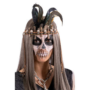 ที่คาดผมมงกุฎวูดูสำหรับวันฮาโลวีนสำหรับผู้หญิง - Product Image 1