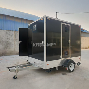 Maisonnette en bois préfabriquée de luxe avec douche, conforme aux normes américaines 2025, sur roues, caravane mobile de voyage - Product Image 2