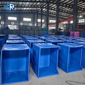 Carro de Ropa de Lino con Moldeo Rotacional de Foshan para Hotel, Hospital, Carro de Lavandería Comercial con 4 Ruedas Silenciosas - Product Image 6