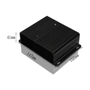 Wall Mount Metal Control Box Electrical Enclosure Customized Anodized Extruded 6063 Aluminum Alloy Inverter Boxes Case Housing