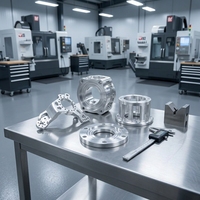 Pièces métalliques usinées sur commande par CNC, service d'usinage de précision, composants en aluminium, acier inoxydable, laiton, titane
