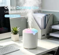 Humidificateur d'arômes USB en forme de montagne, lumière nocturne colorée, grande brume, diffuseur portable ultra silencieux pour la maison, l'hôtel, la chambre d'enfants