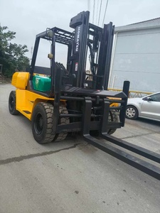 รถยกดีเซล10-16Ton มืออาชีพ TCM FD160 FD100 Komatsu FD70ญี่ปุ่นอีซูซุเครื่องยนต์6BG1 4000-6000มม. ตัวเลือกความยาวส้อม - Product Image 3