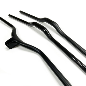 Guidon de vélo en fibre de carbone noir mat intégré guidon vtt pièces de vélo - Product Image 3