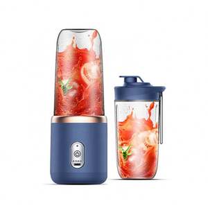 Licuadora Portátil Inalámbrica de 400 ml, Juego de Dos Vasos, 6 Cuchillas de Acero Inoxidable, Potente para Jugos y Smoothies, para Viajes y Hogar - Product Image 2