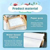 Vente en gros de gobelets à crème glacée de 3 oz, 5 oz, 8 oz, 12 oz, en papier écologique jetable avec couvercles à clipser pour yaourt glacé