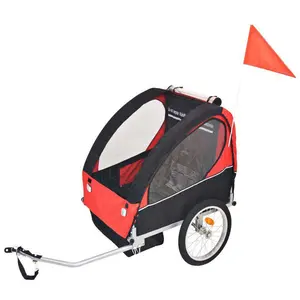 Bike camper mini camper trailer pet dog baby bike trailer with 2 damping rear wheel