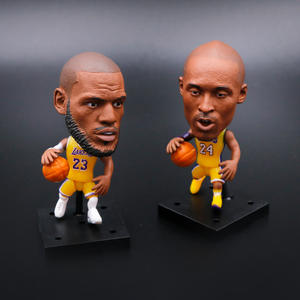 Figura de acción de baloncesto personalizada, minifigura de resina con cabeza de adoquín, estrella de jugador, adornos 3D para coche, muñeca de la <span class=keywords><strong>NBA</strong></span> - Product Image 3