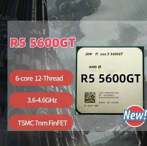ซีพียูใหม่ R5 5600GT สำหรับโปรเซสเซอร์ 3.7GHz 3MB สำหรับเดสก์ท็อป ซ็อกเก็ต AM4 ไม่มีพัดลมระบายความร้อน 5 ตัว ซีพียูใหม่ R5 5600GT สำหรับโปรเซสเซอร์ 3.7GH - Product Image 5