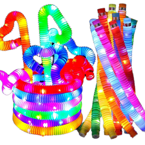 Juguete Antiestrés - Tubo Luminoso LED Intermitente - Juguete Elástico y Apretable para Aliviar el Estrés - Product Image 1