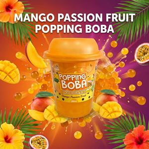Boba Éclatante Mangue-Passion 280ml avec Paille Incluse – Meilleure Vente |   Boissons gazeuses exotiques RTD prêtes à boire, de qualité éprouvée pour les supermarchés, vente en gros directe usine - Product Image 3