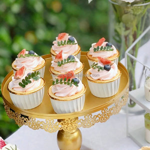 Feuille d'aluminium Cupcake Muffin Liner Papier de cuisson jetable Ramekin Holders Little Pudding Cups for Cake Tools - Product Image 6