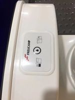 WC Rotatif pour Camping-Car, Caravane et Remorque de Voyage avec Bac à Déchets Noir W5000