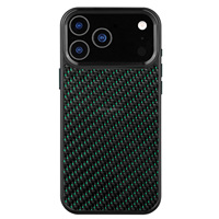 Funda de Teléfono de Fibra de Carbono Forjada + TPU para iPhone 17/17 Pro Max/17 Air/17 Pro Max Carbon Case/16 Pro y 14 Pro Max/12 Pro/11/13/15