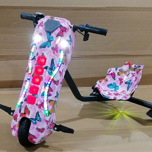 Scooter Triciclo de deriva de dos plazas para padres e hijos <span class=keywords><strong>Coche</strong></span> inteligente eléctrico de tres ruedas con Bluetooth para la diversión de los niños - Product Image 4