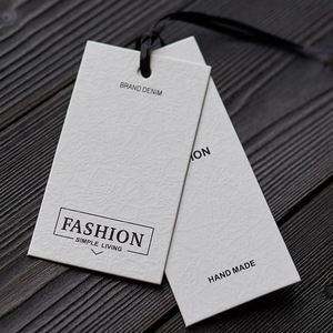 Étiquettes en papier personnalisées pour vêtements 2026 – Impression de logo sur mesure pour étiquettes de vêtements - Product Image 3
