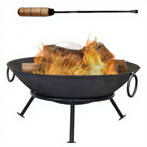 Brasero de Hierro Rústico con Pinzas para Leña, Brasero para Exteriores para Cocinar - Product Image 6