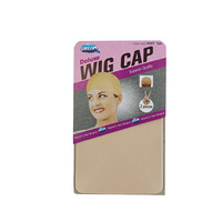 Vente en gros de bonnets de perruque de luxe en maille confortable bonnet de perruque beige en soie bonnets de perruque extensibles en nylon