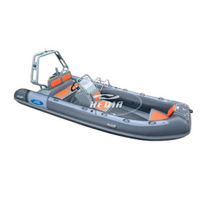 <span class=keywords><strong>Bateau</strong></span> de pêche 500 cm Hypalon Aluminium <span class=keywords><strong>Semi</strong></span> <span class=keywords><strong>Rigide</strong></span> v Hull Luxury Rib Boat 5m - Product Image 2