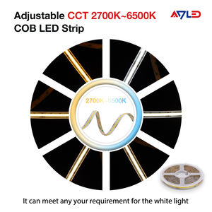 Tira de LED COB de 24V CCT 640leds de Doble Color Ajustable Blanco para Techo, Gabinete y Hogar - Product Image 2