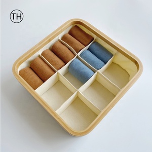 OEM Competitive Price 9 Grid Storage Container Socks Underwear Jewelry Clothes Box Stackable Storage Box