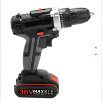 Perceuse sans fil ZHIXIN 21V de qualité industrielle, moteur sans balais, vitesse variable, mandrin sans clé, batterie lithium haute puissance OEM