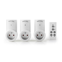 Control remoto inalámbrico Smart Socket Outlet Plug Wall Switch Socket en blanco