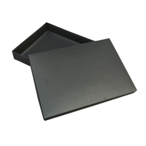 Caja de Regalo Rígida de Lujo Negra GiGO Personalizada de Material Reciclado para Ropa-Camisetas/Embalaje de Prendas al por Mayor con Ventaja UV - Product Image 3