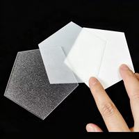 Panneau diffuseur de lumière texturé en PC GAOLIANGGUANG, feuille de diffusion pour boîte à lumière LED, découpe personnalisée, ignifuge, anti-éblouissement