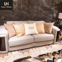 Ensemble de mobilier de salon italien de luxe dernier cri canapé 7 places