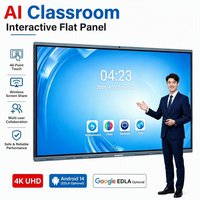 Goedkope prijs 65 75 86 98 inch LCD digitaal display infrarood AI interactief smartboard touchscreen whiteboard