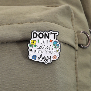 Tìm kiếm sự tiến bộ không hoàn hảo men Pin motivational Quote Trâm ve áo huy hiệu trang sức quà tặng cho bạn bè người hâm mộ - Product Image 3