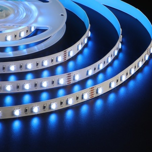 ไฟแถบ LED แบบยืดหยุ่น ควบคุมระยะไกล สีขาว น้ำเงิน เขียว แดง RGB COB ปรับความสว่างได้ 24V 12V 5 มม. 8 มม. แถบไฟ LED ทองแดงปรับได้ - Product Image 4