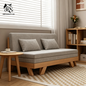 factory supply low cost customize huge stock ready to ship Stretchable <b>sofa</b> new designed living room furniture wood <b>folding</b> <b>sofa</b> - Product Image 4
