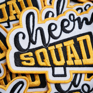 Patch brodé personnalisé haute précision pour vêtements, motif logo découpé, pour équipe de football ou groupe de supporters, thermocollant - Product Image 3