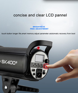 Equipo de Fotografía Profesional Sk400ii, <span class=keywords><strong>Flash</strong></span> de Estudio Compacto de 400ws, <span class=keywords><strong>Flash</strong></span> Estroboscópico, Luz de <span class=keywords><strong>Flash</strong></span>, <span class=keywords><strong>Flash</strong></span> de Estudio Sk400 - Product Image 6
