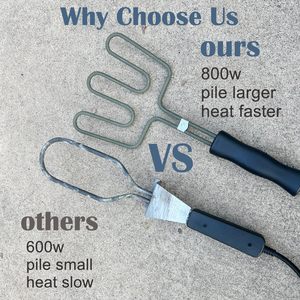 <span class=keywords><strong>D</strong></span>émarreur de charbon de bois électrique 800w Superior BBQ Grill Fireplace Charcoal Lighter Ignite Briquettes Stainless Steel - Product Image 2