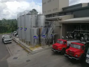 Maquinaria de procesamiento de leche de coco, nueva tecnología, planta de procesamiento de leche en venta