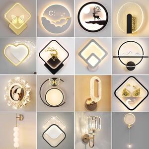 ไฟเพดาน LED สำหรับทางเดินระเบียงสี่เหลี่ยมทรงกลม, ไฟติดผนังพื้นหลังห้องนั่งเล่นโคมไฟติดผนังข้างเตียงติดผนัง - Product Image 1